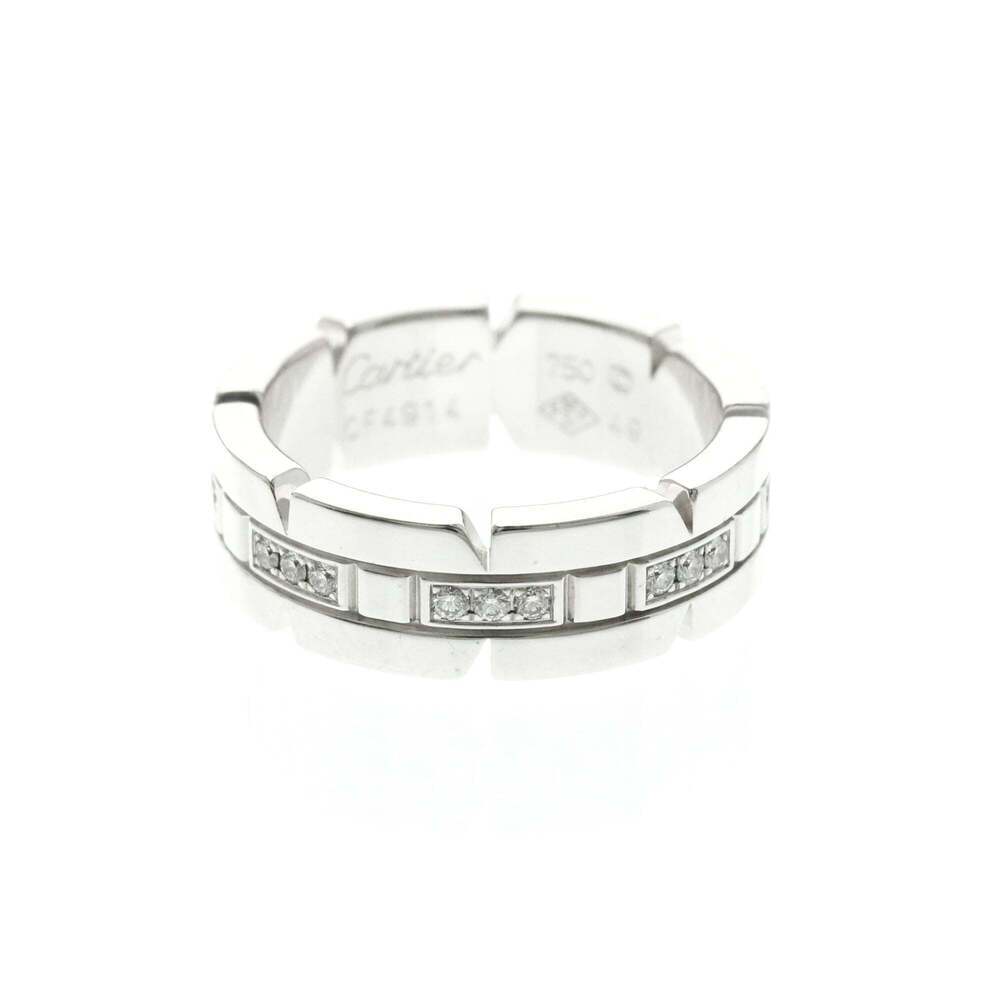 CARTIER 18k Silver Diamond Ring